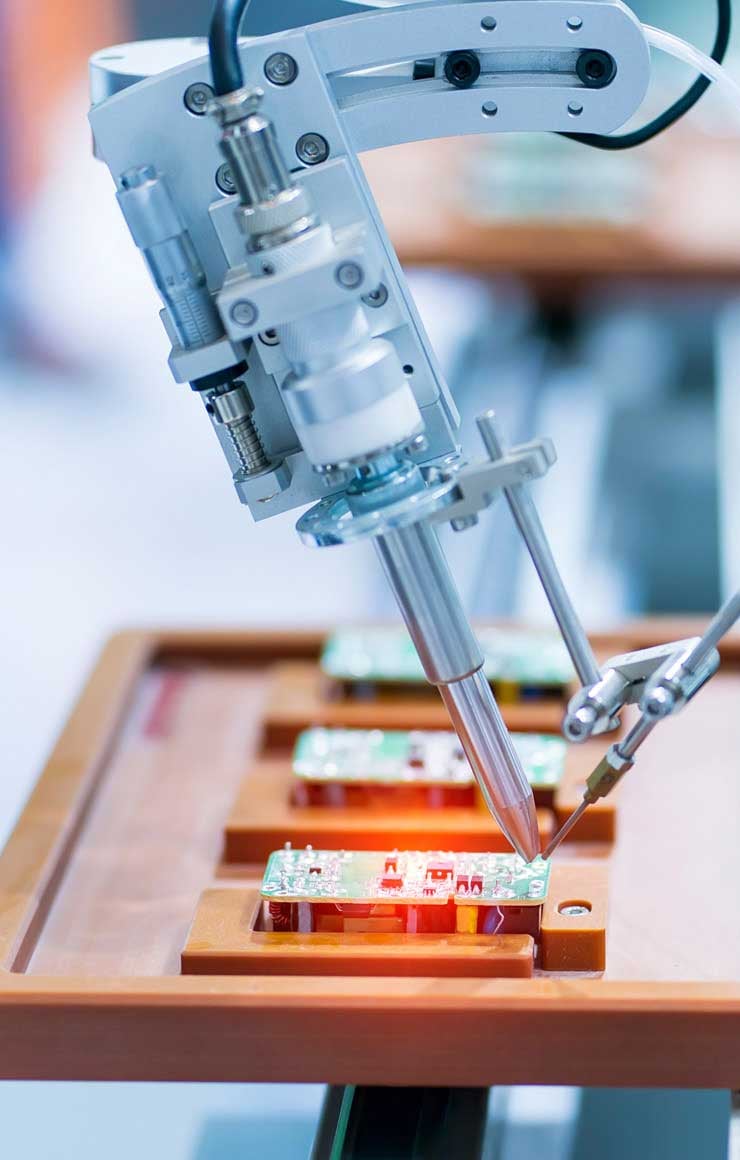 KUK biedt een breed scala aan producten, van spoelen in de aandrijftechniek tot elektronische componenten voor de gebouwautomatisering. Verdere elektronicadiensten zijn beschikbaar op klantspecifieke basis op alle productieniveaus.