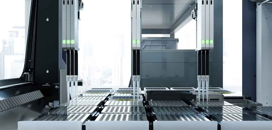 KUK patentspoelen optimaliseren de prestaties en betrouwbaarheid van een lineaire motor voor een baanbrekende toepassing in de medische technologie. Een laboratoriumsysteem van Hamilton Bonaduz maakt indruk met een zeer snelle dosering in een onvoorstelbaar groot volumebereik. Het vloeistofverbruik is verlaagd en tegelijkertijd is de werksnelheid verhoogd.